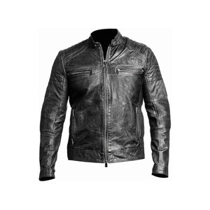 Leather Jacket Street Wear Men Leather Jacket Winter Jacket - Product Image 2