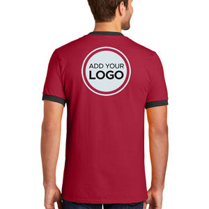 เสื้อยืดคอกลมแบบยูนิเซ็กซ์ 65% โพลีเอสเตอร์ 35% ริงเกอร์ - Product Image 5