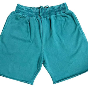 Custom 100% algodón al aire libre para hombre Casual sólido pantalones cortos bordados personalizados hombres Baggy Jorts verano Streetwear Vintage pantalones cortos hombres - Product Image 1