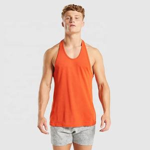 Singlets de Gym Extra longs personnalisés pour hommes, débardeurs Stringer, débardeur de musculation - Product Image 1