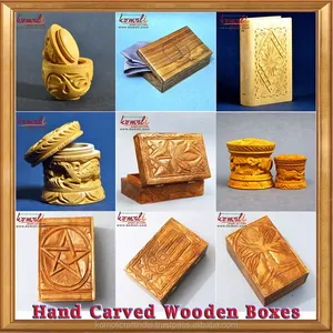 Dernière conception boîte en bois personnalisée coupée au diamant petites boîtes en bois en vrac disponibles aux prix de gros - Product Image 6