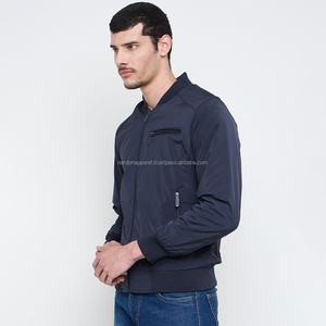 Nardon Apparel Blank Wholesale High Street Fleece Stand Collar Front Logo Breathable <b>Zip</b>-<b>Up</b> <b>Jacket</b> - Product Image 1