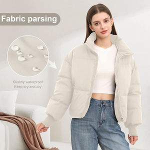 Chaqueta acolchada de invierno a la moda para mujer, abrigo elegante cómodo y ligero, chaqueta acolchada larga para mujer, abrigo cálido a prueba de viento - Product Image 3