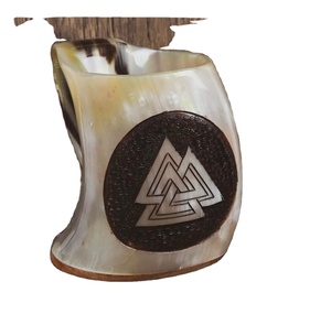 Chope faite de vraie corne de boeuf Notre élégante collection de tasses de créateur de corne est idéale pour la tasse de café de boisson froide au meilleur prix - Product Image 1