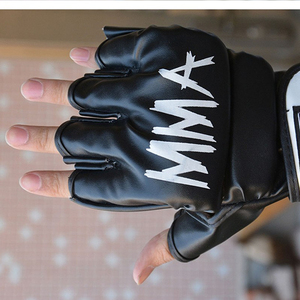 ถุงมือต่อยมวยแบบปรับได้ MMA ครึ่งรูปถุงมือสำหรับผู้ใหญ่แบบกันน้ำกันกระแทก - Product Image 5