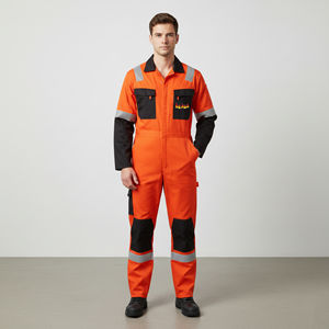 Combinaison de travail industrielle conçue pour un usage quotidien, combinaison haute visibilité, vêtement pratique et léger, combinaison - Product Image 4