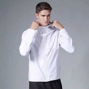 Unsex sports sports veste imperméable à capuche avec logo personnalisé - Product Image 1