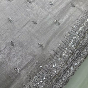 Erose Tissue Border Butti Design work New Fabric tela hermosa más vendida - Product Image 1