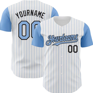 Bordado personalizado béisbol Softball Jersey 100% poliéster nombre del equipo impreso Logo transpirable secado rápido uniforme camisa para deportes - Product Image 3