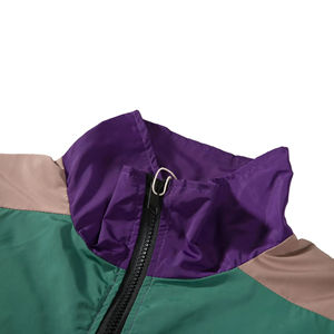 เสื้อแจ็คเก็ตกันลม2ชิ้นสำหรับฤดูหนาวคอตั้งมีซิปรูดขึ้นกันน้ำผลิตตามสั่ง - Product Image 2