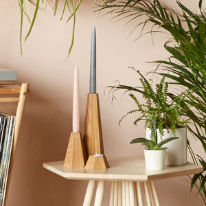 Bougeoir en bois naturel Bougeoir Design classique Table à manger Bougeoir décoratif à prix abordable - Product Image 6