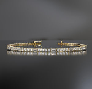 Elegant Moissanite Diamond <b>Bracelet</b> for Women Timeless Style Sparkling Stones Perfect Jewelry for All Occasions - Product Image 6