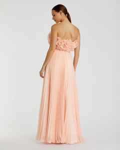 Pink design One- piece Sleeveless Elegant Anti-Static Breathable full-Length Evening Gown-Plus Size Formal Wear Hand - Product Image 6