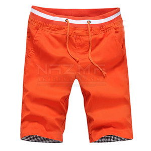 Pantalones cortos de entrenamiento para hombre más vendidos 100% algodón estilo de calle patrón sólido uso informal gran oferta - Product Image 1