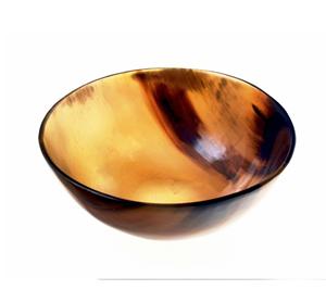 Plato de cuerno de búfalo natural para afeitar formas ovaladas y redondas modernas rústicas para fiestas - Product Image 3