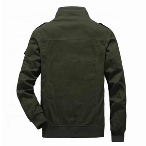 Veste coupe-vent décontractée de couleur unie d'automne et d'hiver pour hommes 2025 - Product Image 2