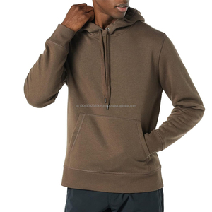 High Quality 100% Cotton Thick Blank Plain Heavyweight Slim Fit Hoodies Unisex Custom Logo Plus Size Men's Hoodies - Product Image 6