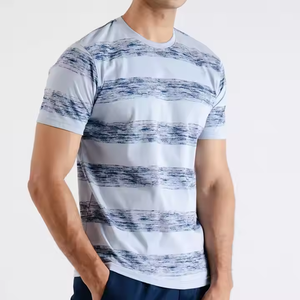 T-shirt décontracté pour homme, coupe ample et carrée, col rond, 100 % coton, 300 g, imprimé, écologique, anti-plis, respirant - Product Image 6