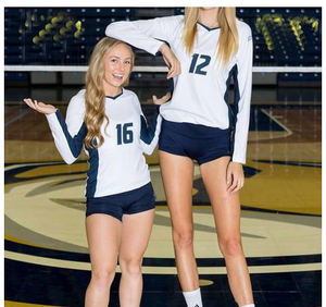 Meilleure vente conception professionnelle uniforme de volleyball personnalisé vente en gros uniforme de volleyball de haute qualité pour les femmes - Product Image 2