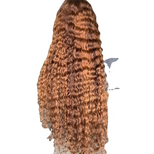 Peluca de color, cabello Remy, extensión de cabello humano, trama única, rizo grande, buena calidad, encaje HD, venta al por mayor - Product Image 1