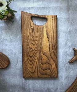 Tabla de cortar de madera antimicrobiana para preparación de alimentos seguros de tendencia con superficie resistente a los arañazos no tóxica para uso diario - Product Image 2