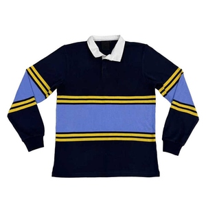 เสื้อรักบี้มีสไตล์ด้วยงานศิลปะดิจิตอลระเหิดการออกแบบหางยาวแบบเย็บตะเข็บแบบแบนและผ้าประสิทธิภาพการเล่นเกมยอดเยี่ยม - Product Image 4