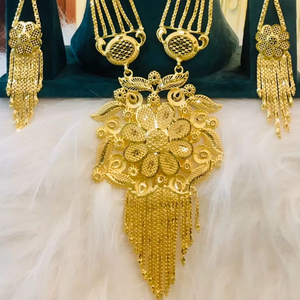 Conjunto de collar de joyería de Dubái para mujer - Product Image 1