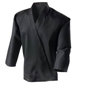 แจ็กเก็ตนักเรียนคาราเต้แขนกุดสีดำผ้าคอตตอนน้ำหนักปานกลางใช้ได้กับทุกขนาด - Product Image 3