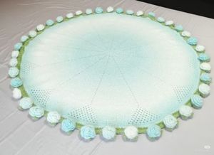 Manta de Ganchillo Plegable con Patrón de Dibujos Animados, Hecha a Mano, de Lana, Ligera, Elegante, Cómoda y Moderna para Todas las Temporadas y Festividades, Venta al Por Mayor - Product Image 6
