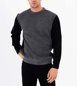 Vêtements personnalisés de haute qualité pour hommes pull en tricot à col rond pour hommes cardigan pulls respirants à manches longues - Product Image 6