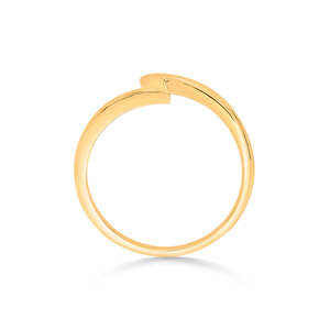 Bague tendance plaquée or rose – Accessoire incrusté anti-ternissement - Product Image 5