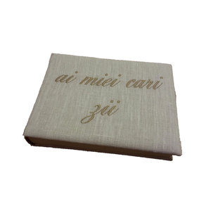 Album Fotografico Mini in Lino Fai-da-Te per Bomboniere, Regalo di Alta Qualità con Copertina in PVC - Product Image 1