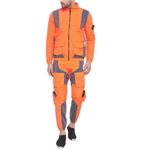 ชุดกีฬากันหนาวมีฮู้ดและกางเกงขายาวสำหรับผู้ชายชุดกีฬากันหนาวมีซิปเต็มตัวสำหรับฤดูหนาวออกแบบได้ตามต้องการเป็นมิตรต่อสิ่งแวดล้อม - Product Image 1