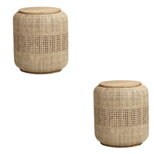 Tabouret d'extérieur en rotin de style moderne pour le jardin Chaise de loisirs faite à la main pour le salon ou l'hôtel Fabriquée en Indonésie - Product Image 5