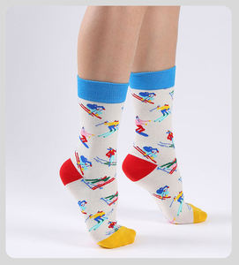 Custom logo Striped <b>Knee</b> <b>High</b> Casual Men Wholesale Anti slip Breathable Durable Standard Thickness Sports Gym Spandex/polyester - Product Image 5