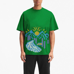 Camisetas personalizadas de moda de la mejor calidad para hombre, ropa de hombre de manga corta, ropa elegante ajustada de verano, Camiseta con estampado de farol - Product Image 1