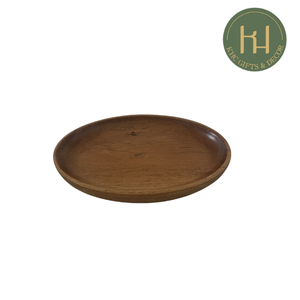 Venta al por mayor nórdico elegante nuevo modelo bandeja de servicio redondo ovalado madera goma fruta para cargador placa hogar fiesta uso gran oferta platos y pla - Product Image 3