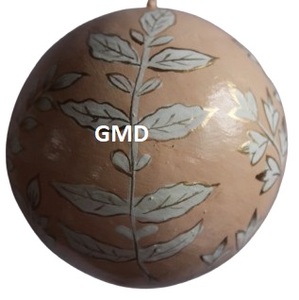 กระดาษตกแต่งต้นคริสมาสต์ขนาด8ซม., ลูกบอลตกแต่งเทศกาลสำหรับตกแต่ง - Product Image 1