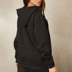 Sudadera con capucha y sudadera Modal de poliéster Logotipo personalizado de alta calidad Algodón Marca personalizada completa Servicio OEM Estampado largo de punto - Product Image 2