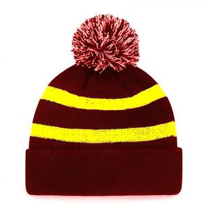 Bonnet en acrylique 100% personnalisé en gros étiquette tissée imperméable à l'eau avec votre propre logo brodé taille adulte - Product Image 6