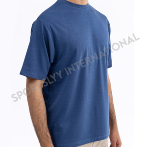 Camiseta Ringer cómoda de alta calidad para hombre, camiseta de ajuste Regular hecha de material transpirable para hombre - Product Image 3