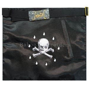 TABLIER MAÇONNIQUE DE RITE ÉCOSSAIS 9E DEGRE AASR BRODÉ À LA MACHINE - Product Image 2