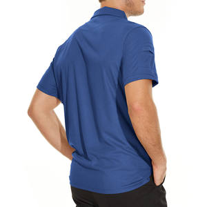 Wholesale Cooling Touch Waterproof High Quality Blank Polo <b>Shirts</b> Men Custom Embroidery Ready Sporty Knit Quick Dry Polo <b>T</b> <b>Shirt</b> - Product Image 3