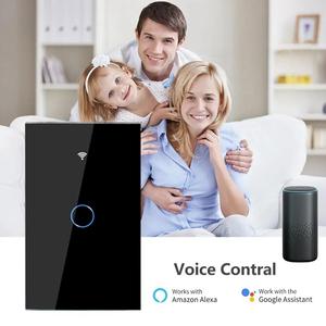 สวิตช์ไฟ Wi-Fi สำหรับบ้าน, MXTUA-004, 4 ชิ้น, 4x1Way, 2.4GHz, 100-250V AC, 50-60Hz, 300W x ทาง, 10A, สีดำ - Product Image 3
