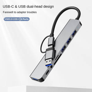 อะแดปเตอร์ USB 3.0 Type C พร้อมพอร์ต USB 2.0 ช่องอ่านการ์ด TF SD และช่องเสียงออก มีสินค้าในสต็อก - Product Image 3