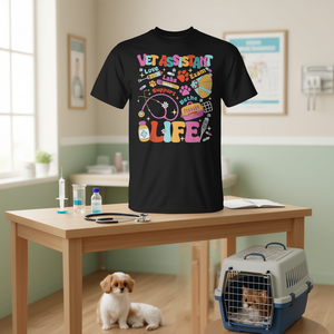 T-Shirt di Apprezzamento per Assistente Veterinario per la Giornata Veterinaria, Categoria Abbigliamento Promozionale - Product Image 3