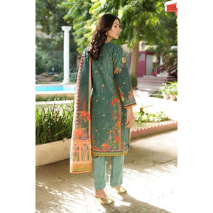 Conjunto de traje Khaddar estampado de 3 piezas para mujer SD-52225 - Product Image 2