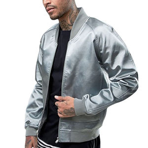 Custom Satin <b>Bomber</b> <b>Varsity</b> <b>Jacket</b> OEM Baseball College Style High Quality Streetwear for Men <b>Women</b> Fashion Outerwear - Product Image 3