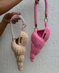 Thiết Kế Mới Độc Đáo Shell Hình Móc Của Phụ Nữ Mùa Hè Bãi Biển Túi Vỏ Túi - Product Image 2