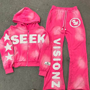 Nouveau design de survêtement homme personnalisé coupe ajustée qualité supérieure nouveau survêtement tendance prix bon marché survêtements à imprimé bouffant - Product Image 3